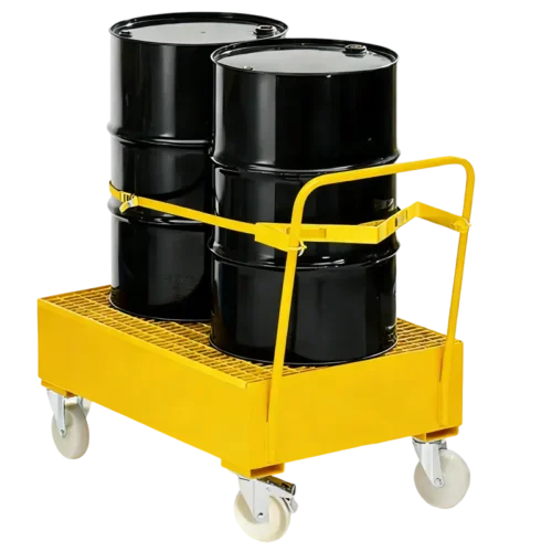 2 Drum Mobile Steel Spill Pallet Featured Image